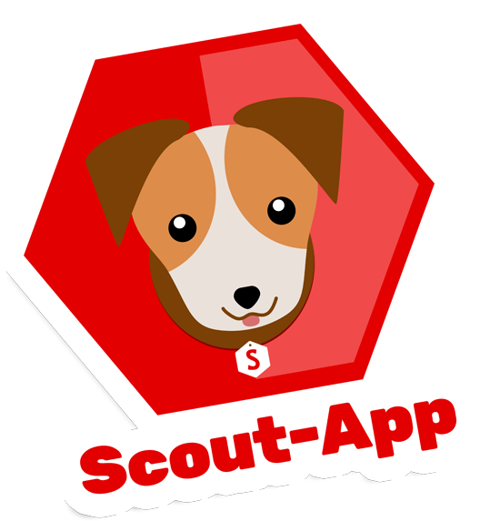 Scout-App logo as a sticker